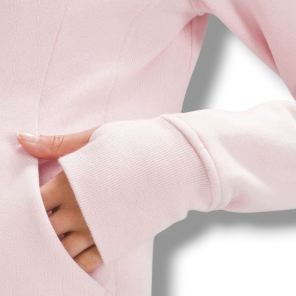 LIKE NEW Lululemon Scuba Full-zip Hoodie In Flush, Size Medium - Picture 4 of 5